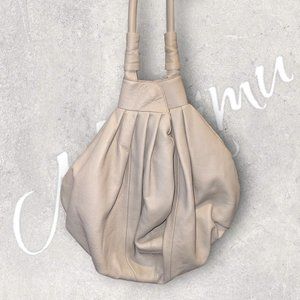 Max & Cleo Pebbled Leather Hobo Bag